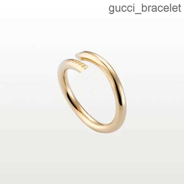 

designer nail ring luxury carti jewelry midi love rings for women titanium steel alloy gold-plated process fashion accessories never fade no, Silver