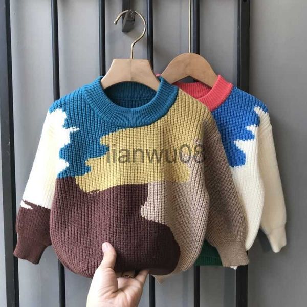 

pullover toddler baby girls sweaters autumn winter multicolored soft knitted sweater kids round neck pullover loose coats outerwear 28y x081, Blue