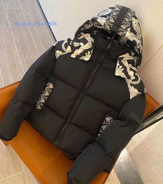 

winter down jacket designer parkas womens short jacket fashion warm hooded cotton coat mens casual jacket black women's outerwear