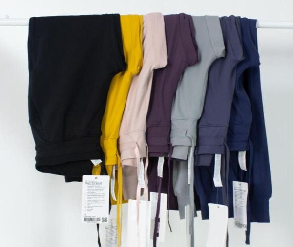 

ready to yoga clothes womens pants sports and leisure trousers drawstring stretch high waist capris training jogging pant4389627, Black;white