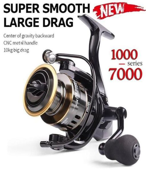 

2021 new spool fishing reel 521 gear ratio high speed spinning fishing reel carp for saltwater2651510