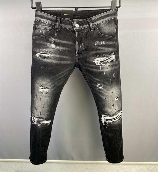 

2022 new arrivals d2 mens luxury designer denim jeans holes trousers uare uared2 jeans coolguy biker pants mens clothing 2#98351869659, Blue