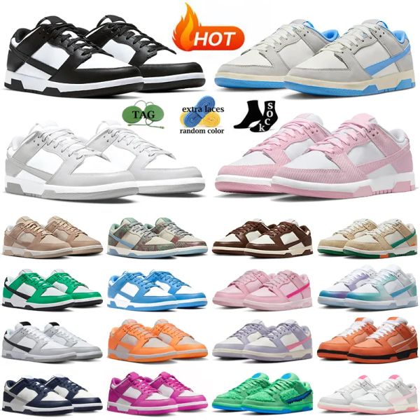 

panda low classic running shoes for men women sneakers triple pink corduroy cacao wow athletic department grey fog jarritos unc sandrift out, Black