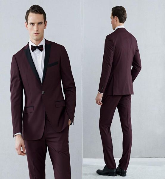 

shawl claret mens suits tuxedos bridegroom wedding suit formal men tuxedos black and red jackets jacketpantsbow tie2042666, Black;gray