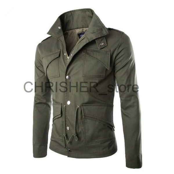

other sporting goods 2019 outdoor mens military multi-pocket soft shell jacket cotton army hiking coat male slim standing collar camping jac