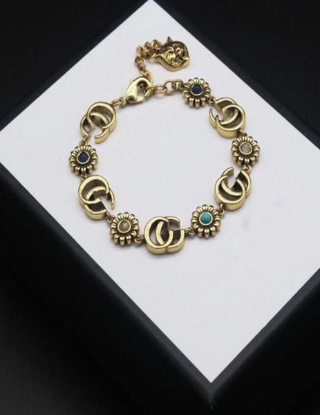 

luxury design bangles brand letter bracelet chain famous women 18k gold plated crystal rhinestone pearl wristband link chain coupl4830725, Black