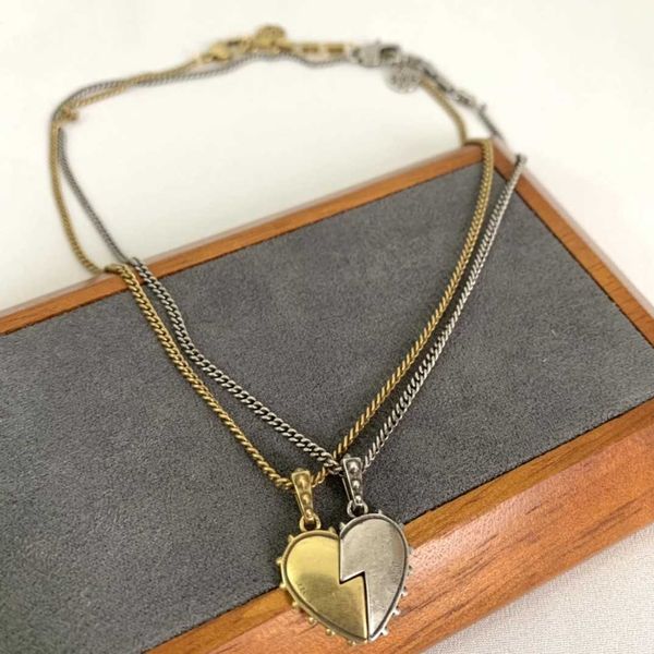 

fashion designer alexander mq shaped necklace for women with advanced sense colorblock geometric shaped necklaces can be separated and weara, Black
