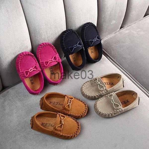 

sneakers size 2135 children shoes spring autumn kids sneakers boys loafers girls moccasins soft pu leather slipon shoes j230818, Black;red