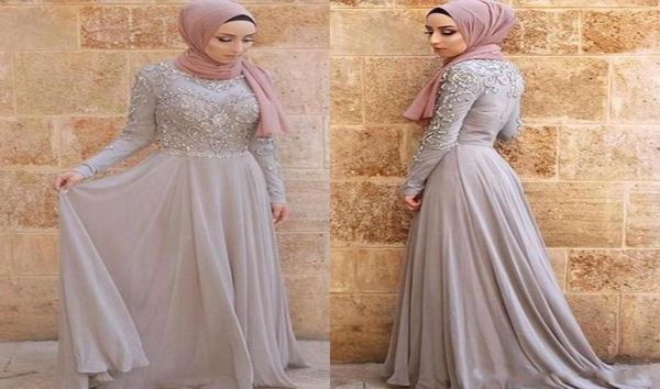 

arabic elegant 2019 muslim aline prom evening dresses lace applique beaded long sleeves formal dresses long evening party gowns3586532, Black;red