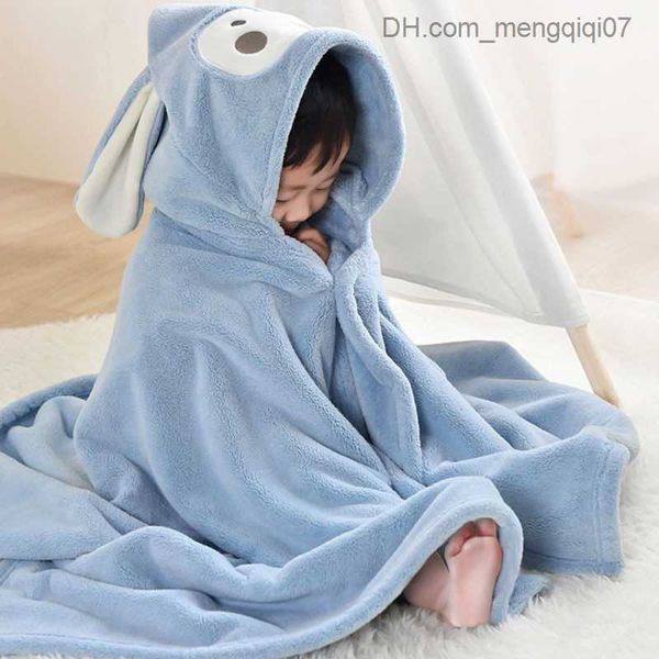 

towels robes baby bath towel coral velvet super soft hooded towel high absorption bath towel suitable for boys and girls z230819