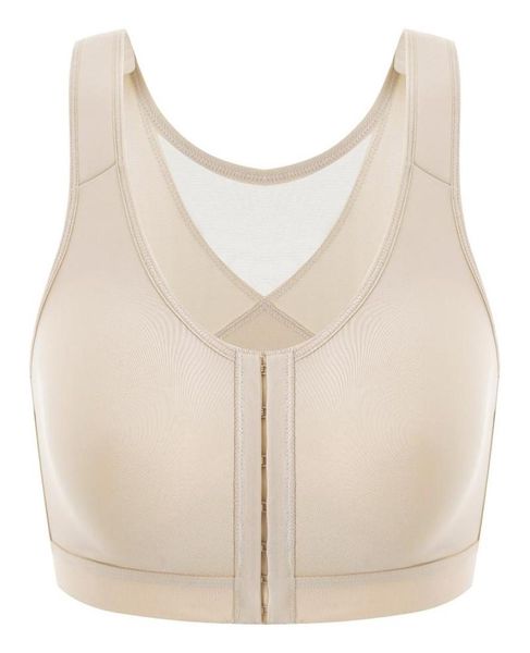 

bras meleneca women039s front closure posture bra wire post plus size back support7960040, Red;black