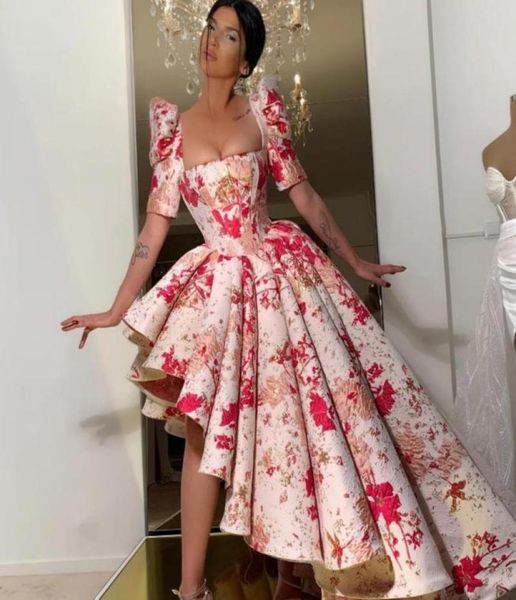 

casual dresses french vintage floral printed ball gown dress women039s puff sleeve princess slant female prom party beautiful5028286, Black;gray