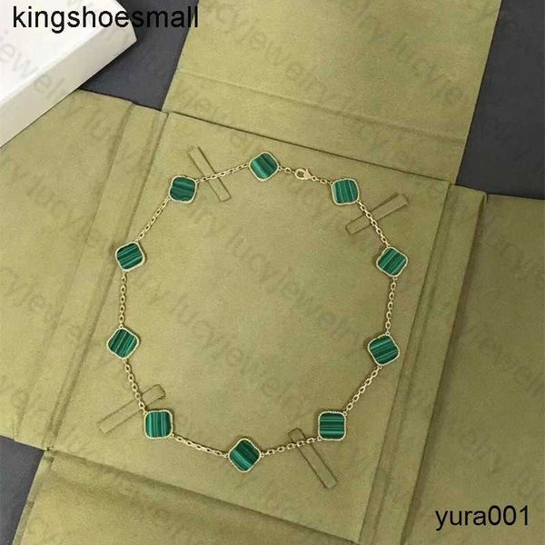 

fashion necklace elegant ten clover classic necklaces gift for woman jewelry pendant highly quality 7 color, Silver