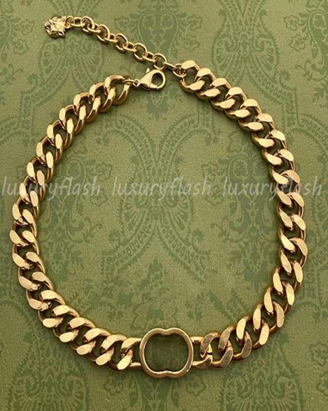 

chokers necklaces for women men pendants designer luxurys bracelet vintage gold letters 14k gold plated fashion accessories jewelr7115692, Golden;silver
