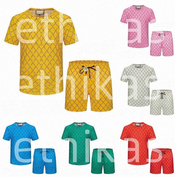

mens t-shirts geometry patchwork female ucci tracksuits fashion pulloverstrend shorts letter print sportswear designer short sleeve suit rou, White;black