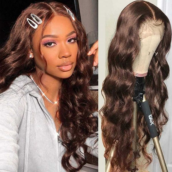 

wig women's medium brown large wavy long curly hair chemical fiber wig head cover 230818, Black