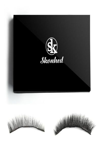 

1 box x9 reusable mink hair triple magnetic false eyelashes handmade cilia luxurious thick magnet eye lashes makeup extension7157001