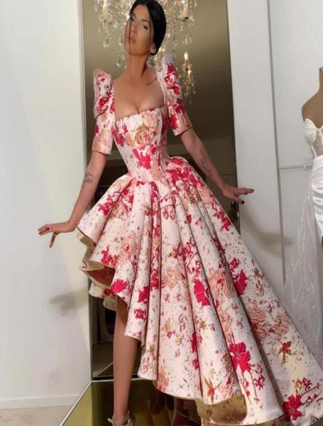 

casual dresses french vintage floral printed ball gown dress women039s puff sleeve princess slant female prom party beautiful3885503, Black;gray