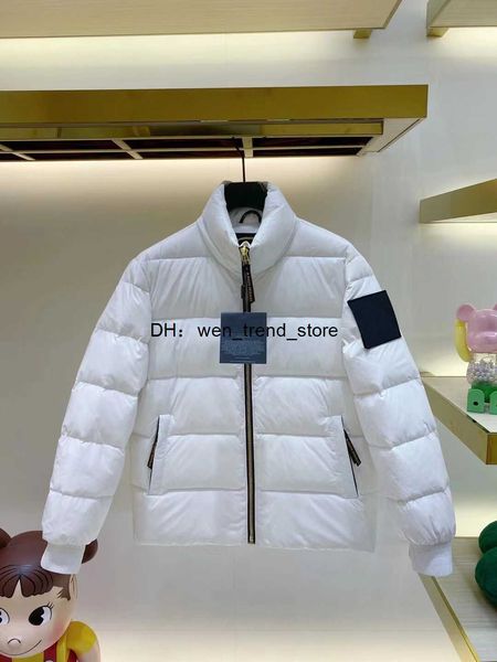 

canadian winter moose waterproof down jacket men's fur collar parka white duck coat fashion men and women couples casual version to kee, Black