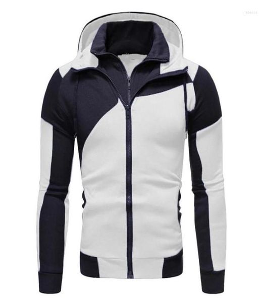 

men039s hoodies men39s sweatshirts autumn winter men patchwork hoody fleece tracksuit male warm hooded zipper sportswear9816769, Black