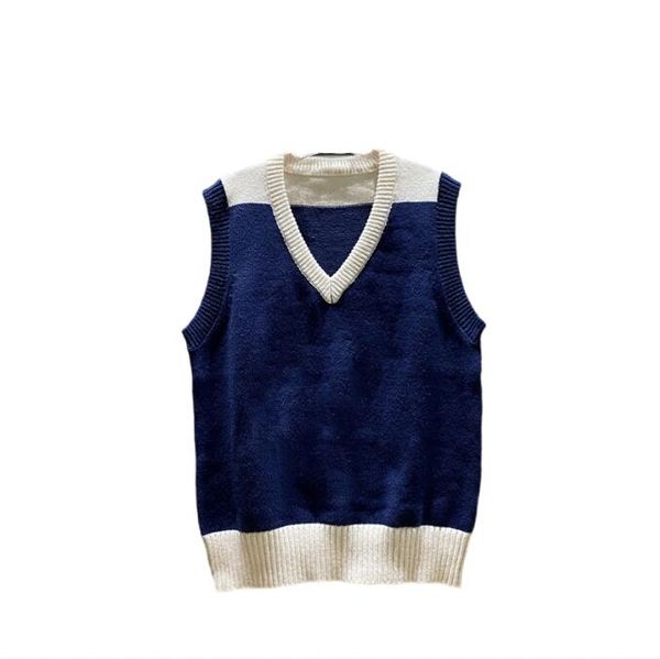

men's sweaters autumn arctic velvet checkerboard pattern men's sweater vest retro vneck sleeveless knit vest woolen korean clothes, White;black