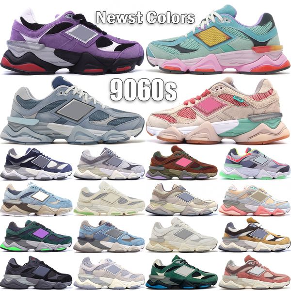 

9060 joe freshgoods men women running shoes suede 1906r designer penny cookie pink baby shower blue sea salt outdoor trail sneakers size 36-