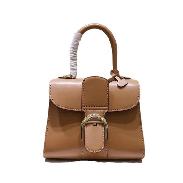 

fashion handbag women bag brillant mini black brown delvauxs cowhide leather handmade wax line crossbody bags buckle horseshoe shoulder bags