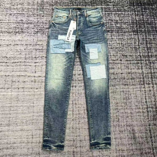 

purple-brand fashion mens jeans cool style luxury designer denim pant distressed ripped biker black blue jean slim fit motorcycle size 30-38