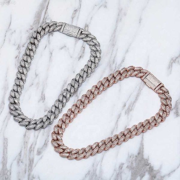 

7mm love heart shaped luxury fashion jewelry iced out zircon men tennis chain bracelet, Silver