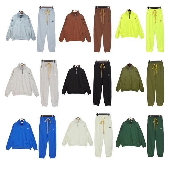 

designer tracksuit men hoodies sweatsuit rh mens womens sportswear jogger pants sets men jacket sporting suit, Gray