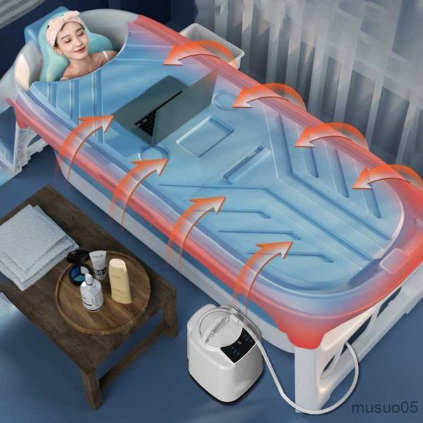 

bathing tubs seats family bathtub folding portable bath bucket bathroom tub thicken shower children ice tub swimming pool for baby r230818