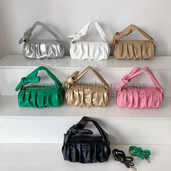 

designer bag women's pleated handbag soft new fashion simple pu trend casual designer bag caitlin_fashion_bags