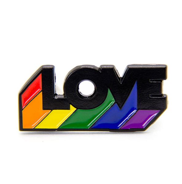 

gay pride flag lgbt lgbtq lesbian enamel pin012345678616603, Gray