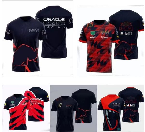 

2023 new f1 formula 1 short-sleeved t-shirt with custom