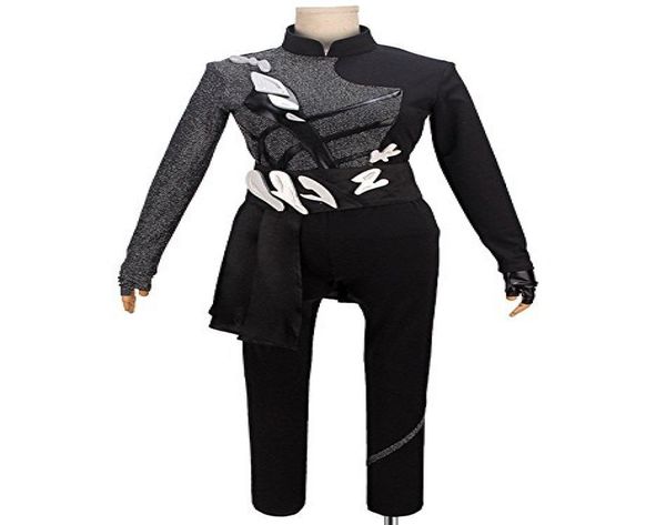 

yuri on ice katsuki yuri eros black performance cosplay costume3498822