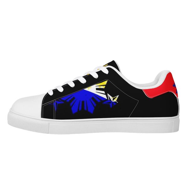 

diy shoes men's casual shoes women's outdoor shoes custom shoes black shoe body and dual color patchwork pattern