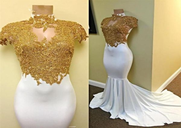 

new customize high neck illusion lace mermaid evening dresses short sleeves appliques party dress robe de soiree5919284, Black;red