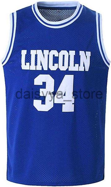 

other sporting goods jesus shuttlesworth 34 lincoln high school basketball jersey 90s hip hop clothes for party men he got game movie jersey
