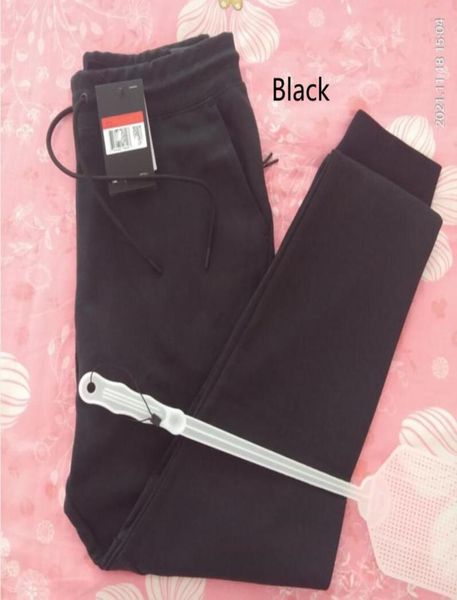 

space cotton blue mens sports pants tech joggers bottoms 805163101212621, Black