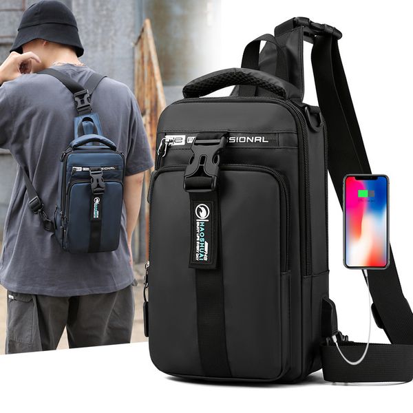 

school bags branded usb charging shoulder bag antitheft crossbody sling casual waterproof diagonal multifunctional messenger 230817
