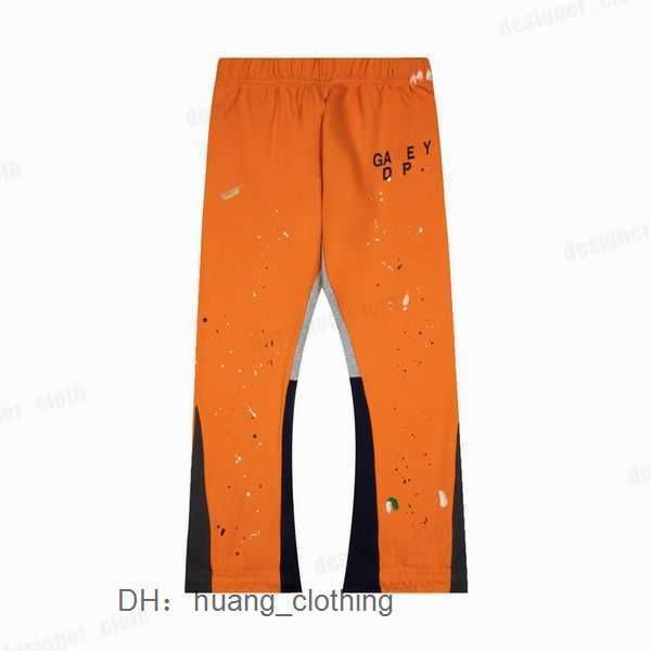 

galery dept pants 2023 fashion and comfort galleries pants depts womens sweatpants speckled letter print mans couple loose versatile straigh, Black