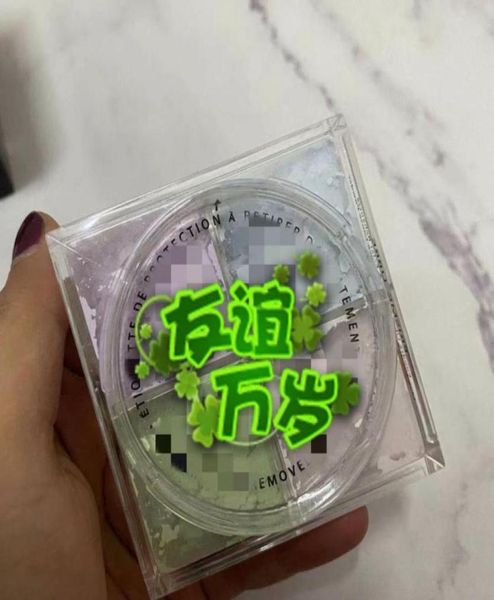 

2021 new makeup face powder black box 4colors in 1 quality 43g new maquillage shinny poudre pour lose powder93006751750811
