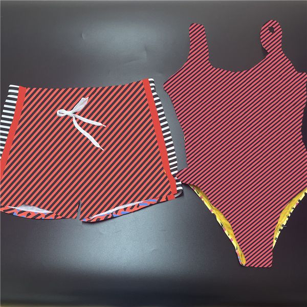 

couples swimwear designers womens bikinis sets mens swim shorts letter printed lovers swimsuit summer vacation men and women bathing suit, White;black