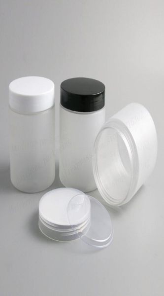 

20 x 250g 250ml frost pet jars containers with screw plastic lids 250cc 833oz empty transparent cream cosmetic packaging1086087