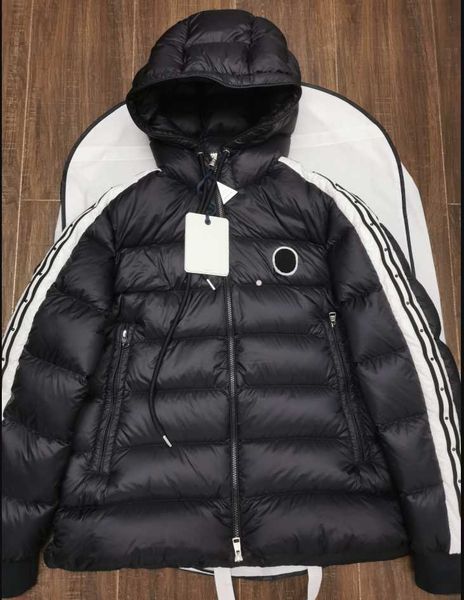 

d brand winter men black and beige down jacket british style thickened warm short hooded business leisure coatsiib2