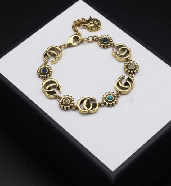 

luxury design bangles brand letter bracelet chain famous women 18k gold plated crystal rhinestone pearl wristband link chain coupl6347810, Black