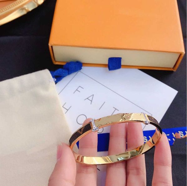 

nail bangle designer bracelets jewelry luxury letter pendant l for women gold charm earring wedding, Black