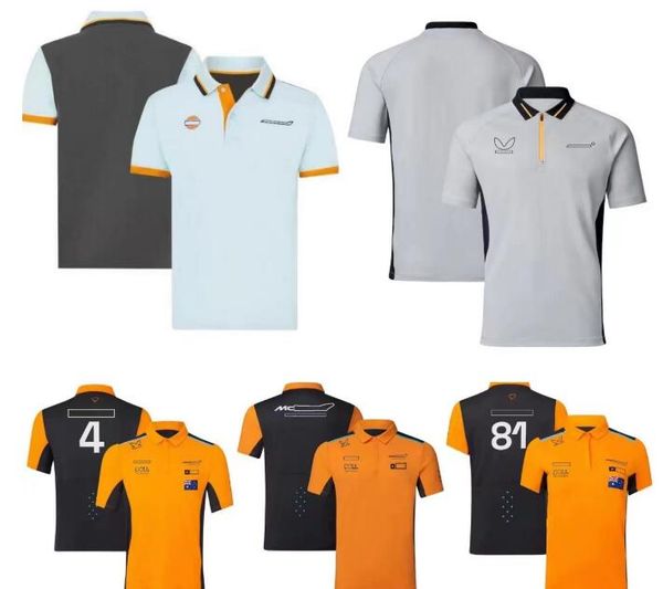 

f1 racing polo shirt summer short sleeve body shirt same style customised