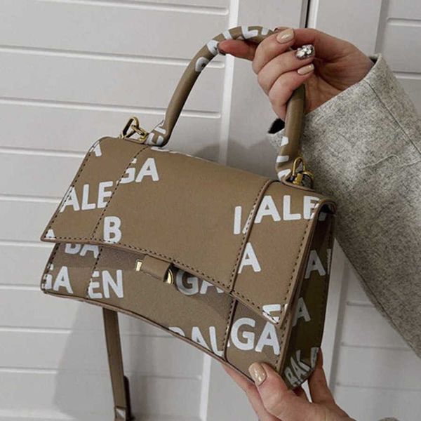 

fashion luxury women's hourglass bag female mini handbags letter b brand designer totes evening bags women man small square pack ladies