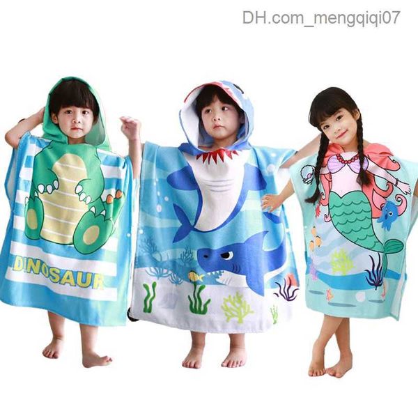 

towels robes boys' cotton hooded beach towel newborn corner towel soft rain cape children's shower products baby laundry cloth gir